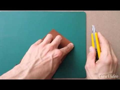 How to leather craft, Part 2 "Cutting Techniques"