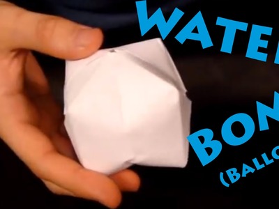 How to Make a Paper Balloon (Water Bomb) - Origami