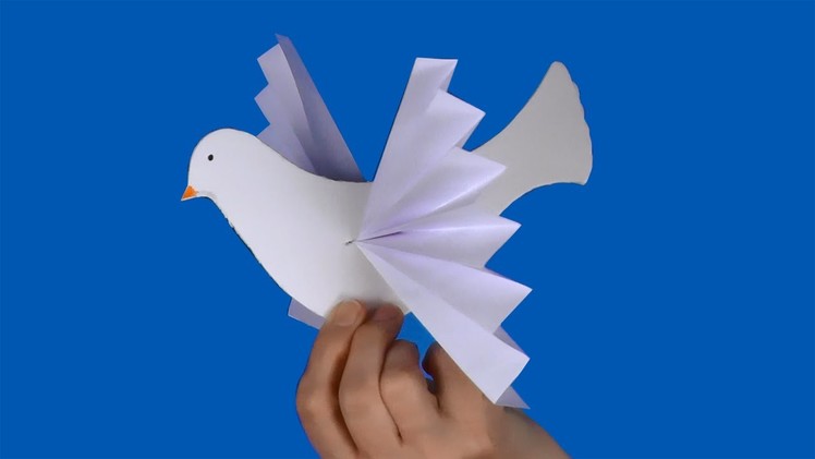 How to make a paper dove