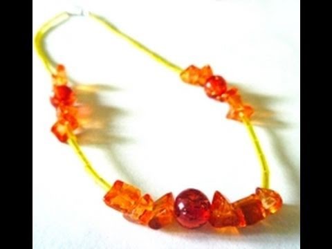 How to Make a Sunset Inspired Necklace - Jewelry-making Tutorial