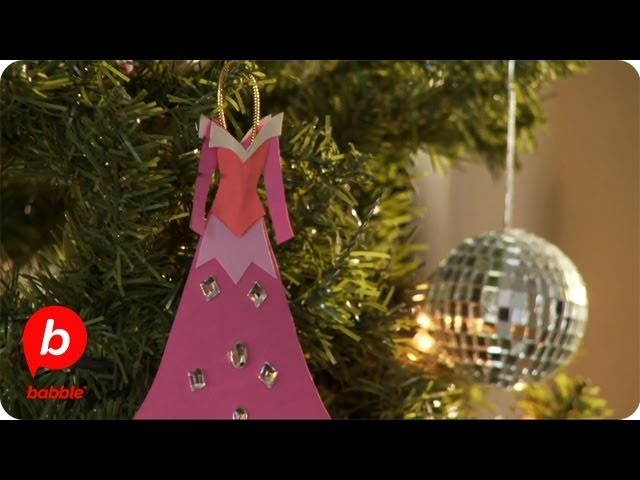 How to Make Disney Princess Gown Christmas Ornaments | Crafts | Babble
