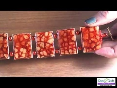 How to Make Eggshell Mosaic Bracelet by Tiffany Windsor