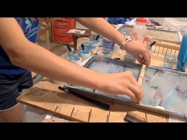 How to marble paper: step by step