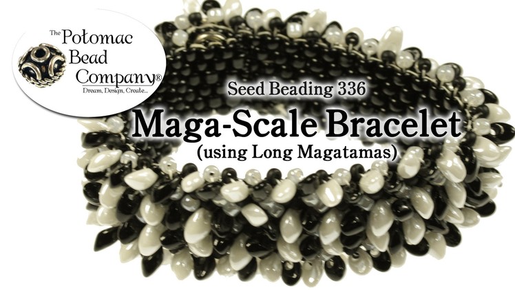 Maga-scale Bracelet (With Miyuki Long Magatamas)
