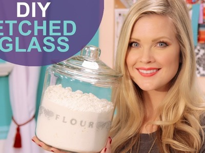 Martha Stewart Inspired Etched Glass Jars: The DIY Challenge on The Mom's View