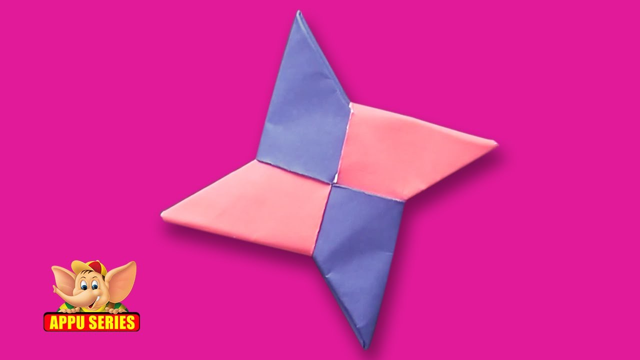 Origami - How to Make a Ninja Star
