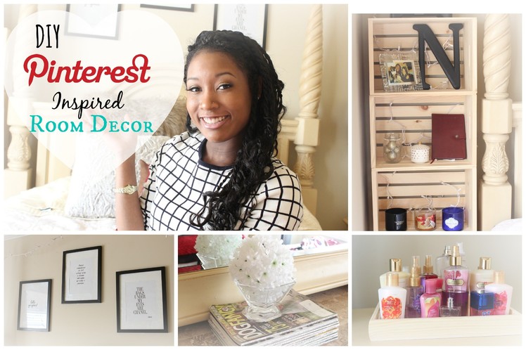Pinterest Inspired DIY Room Decor 2015| Nikki G