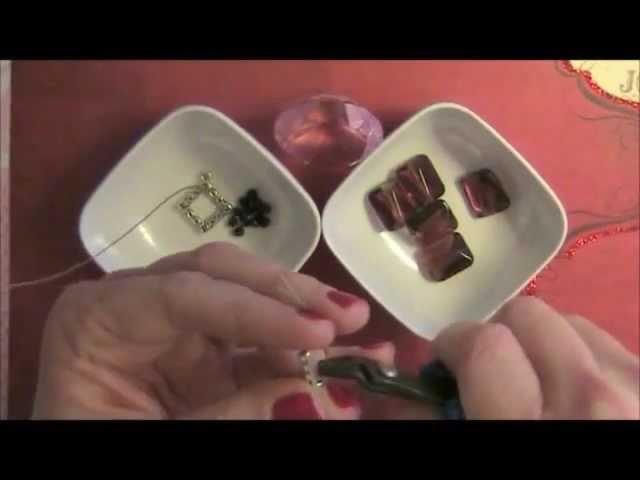 Purple Glass Bracelet Tutorial