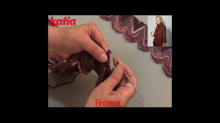 Roma (Joining using crochet chain.Unión a ganchillo cadenetas)