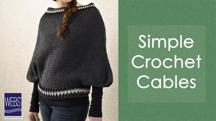 Simple Crochet Cables