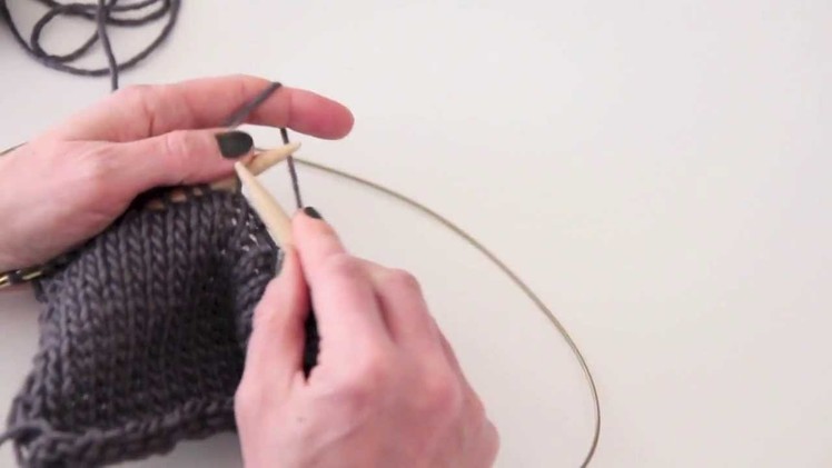 Stricken lernen: Rechte Maschen | Knitting for beginners: Right twists
