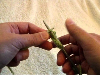 The Knit Stitch - Knitting Lesson 2