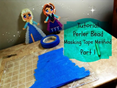 Tutorial: How to use the masking tape Perler bead method - part 1.5