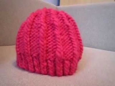 Warmy - a chunky hat to knit for the holidays