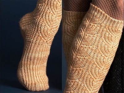 #1 Brioche Socks, Vogue Knitting Early Fall 2011