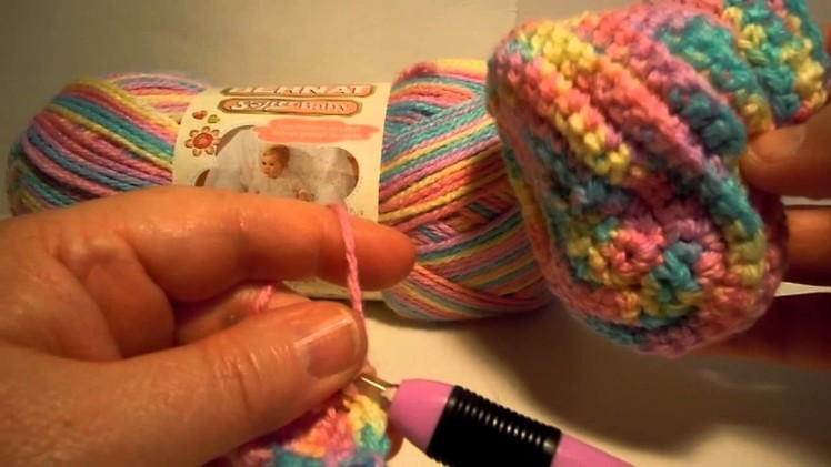 Bernat Crochet Baby Bootie - Part 2