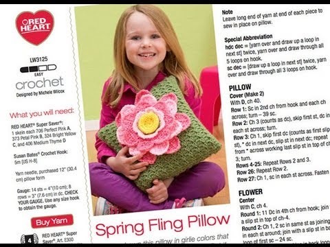 Crochet Along: Spring Fling Pillow Part 6 - Final