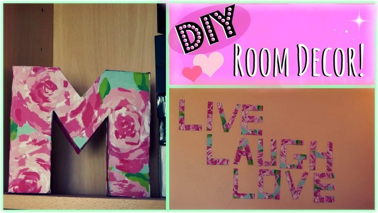 DIY: 2 Easy Room Decor Ideas! ♡
