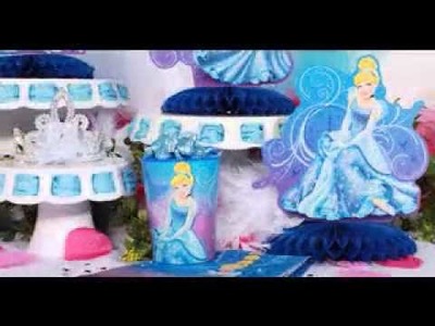 DIY Cinderella birthday party decorating ideas