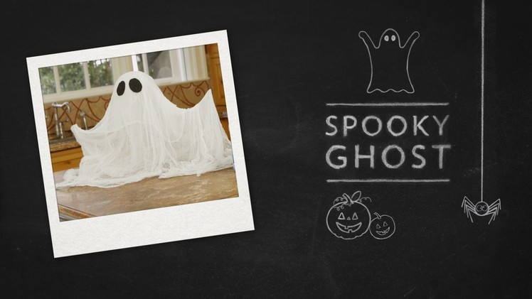 DIY Crafts: Create a Cheesecloth Ghost using Sta-Flo Starch