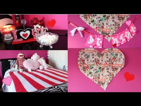 ♡ DIY Decorations for Valentines Day & Ways to Spice up your room + A Gift Idea! ♡
