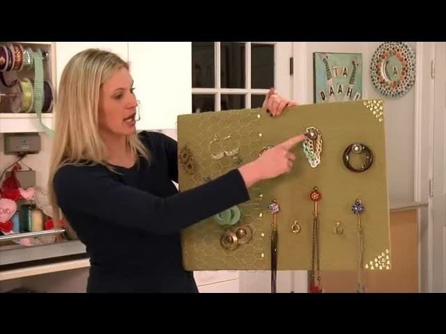 DIY Fabric-Covered Jewelry Display Stand : DIY Crafts