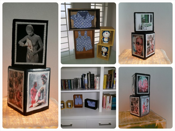 DIY Home Decoration. Recycle Old or Unused Boxes Into Home Decoration