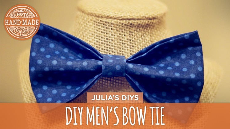 DIY Men's Bow Tie - HGTV Handmade