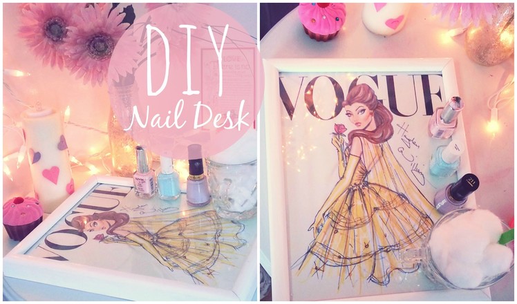 ♥ DIY Nail Desk- Easy & Inexpensive | TheClassyItGirl ♥