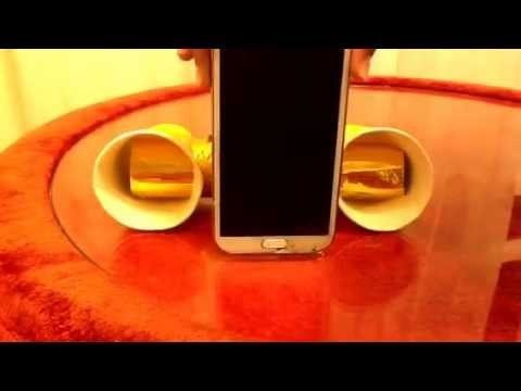 DIY Paper Cups and Kitchen towel tube speakers for phone: Acoustic Radiator