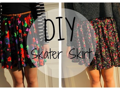 DIY Skater Skirt (SIMPLE INSTRUCTIONS)