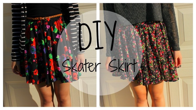 DIY Skater Skirt (SIMPLE INSTRUCTIONS)