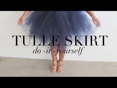 {DIY} Tulle Skirt.  Your Inner Carrie Bradshaw Will Thank You!