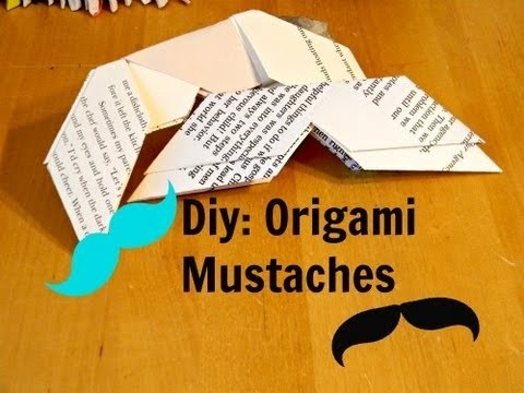 Diy.Tutorial: How To Make Origami Mustaches