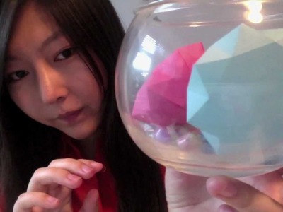 ✄Easy DIY✄ 3D Paper Diamonds. Great Gift Idea!