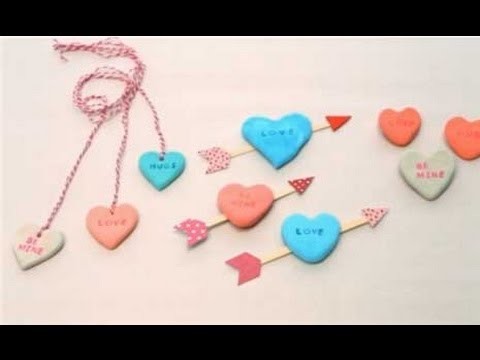 Easy Valentine's Day Craft - Clay Play Hearts