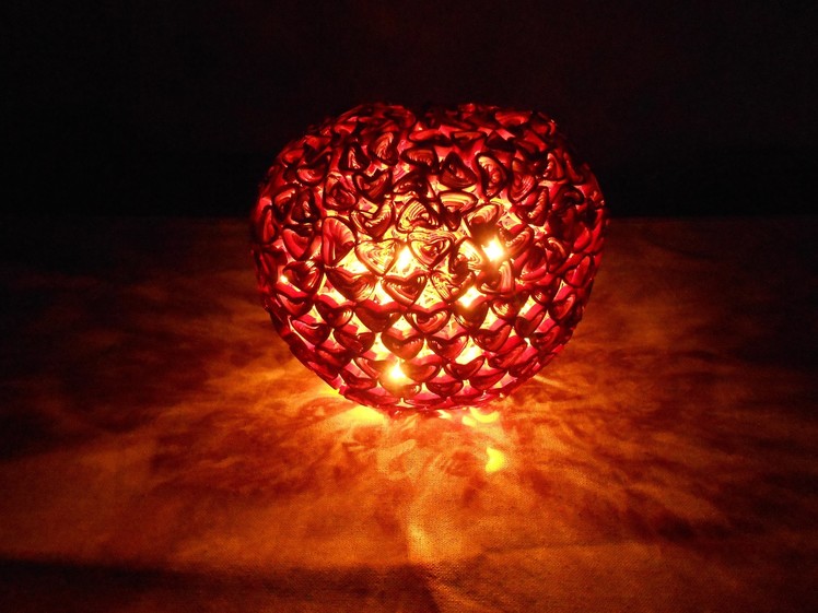First Time Ever! Quilling Heart Lamp - Making Tutorial