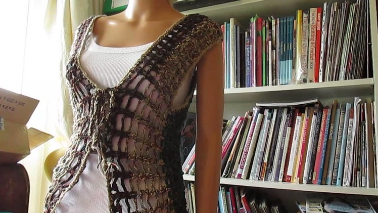 Grey shrug and circular waistcoat