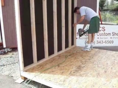 How To Build A Shed Step 15 Construction Woodworking DIY Backyard Home Improvement with Music