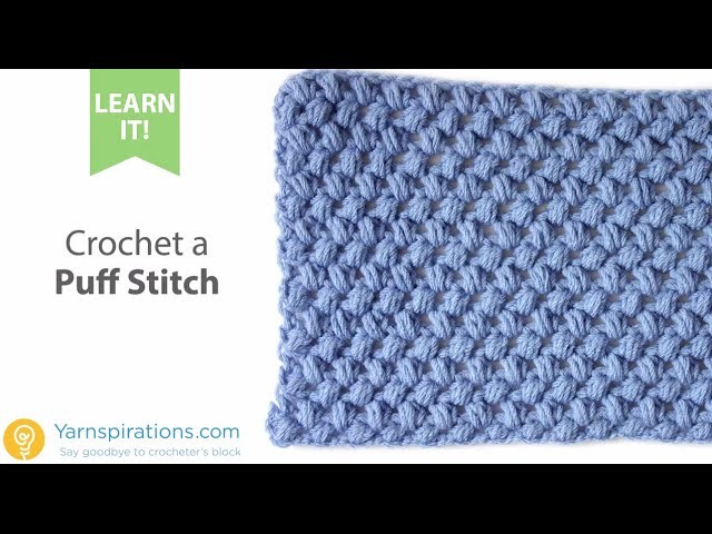 How To Crochet a Puff Stitch