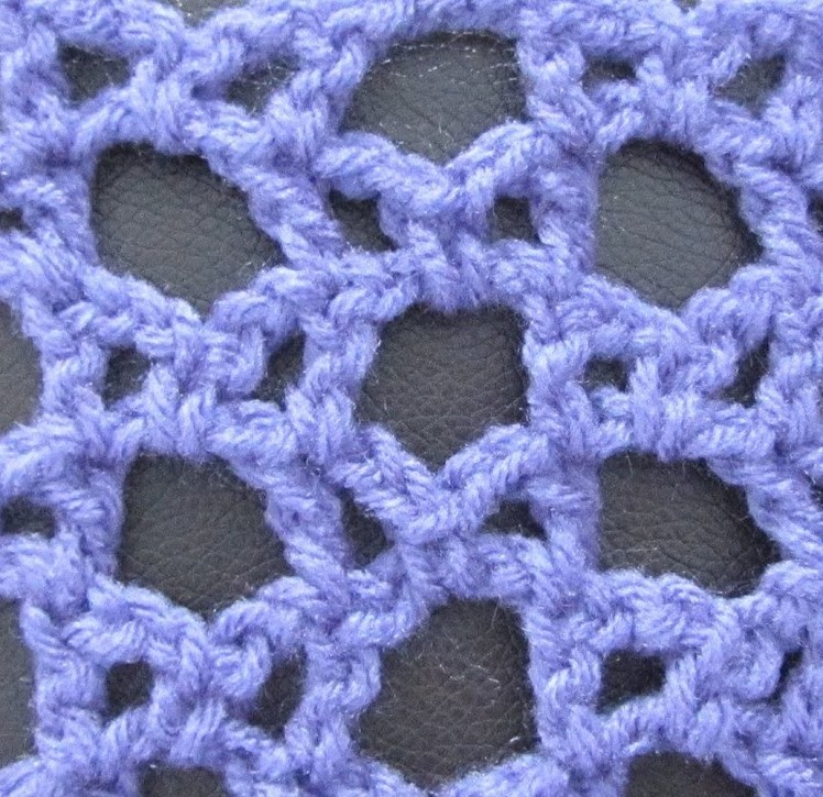 How to Crochet The Intertwined Lacets Stitch
