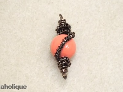 How to Make a Coiled Wire Bead Wrap - A continuation of Making Wire Coiled Beads