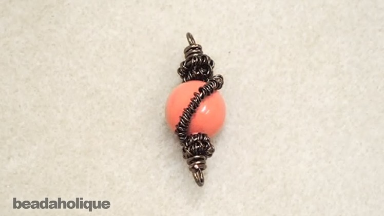 How to Make a Coiled Wire Bead Wrap - A continuation of Making Wire Coiled Beads