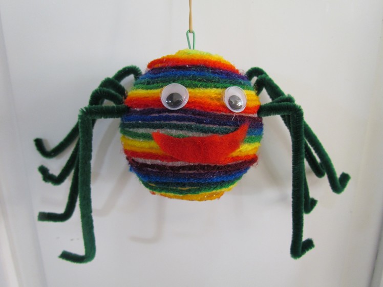 How to Make a Spider Puppet Halloween Arts & Craft Project #3