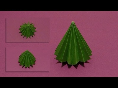 How To Make An Origami 3D Tree 01
