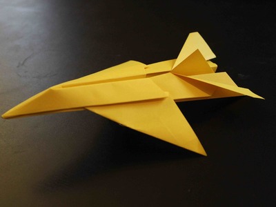 How to make an Origami Paper Plane: Jet Fighter tutorial