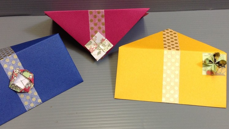 How to Make Beautiful Origami Flower Envelopes