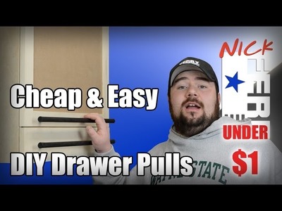 Ⓕ How To Make Cheap & Easy DIY Drawer Pulls (ep37)