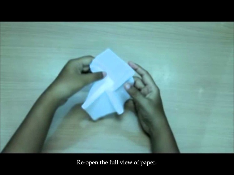How to Make Origami Rose by Using Paper Towel