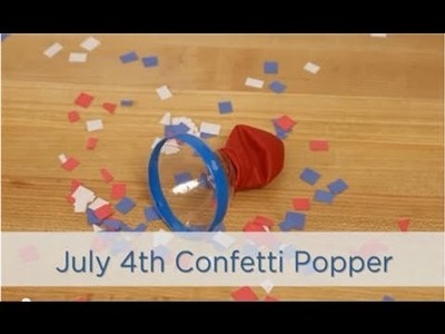 How to Make Party Poppers for 4th of July Crafts